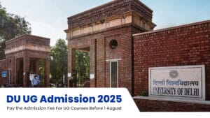 DU UG Admission 2025