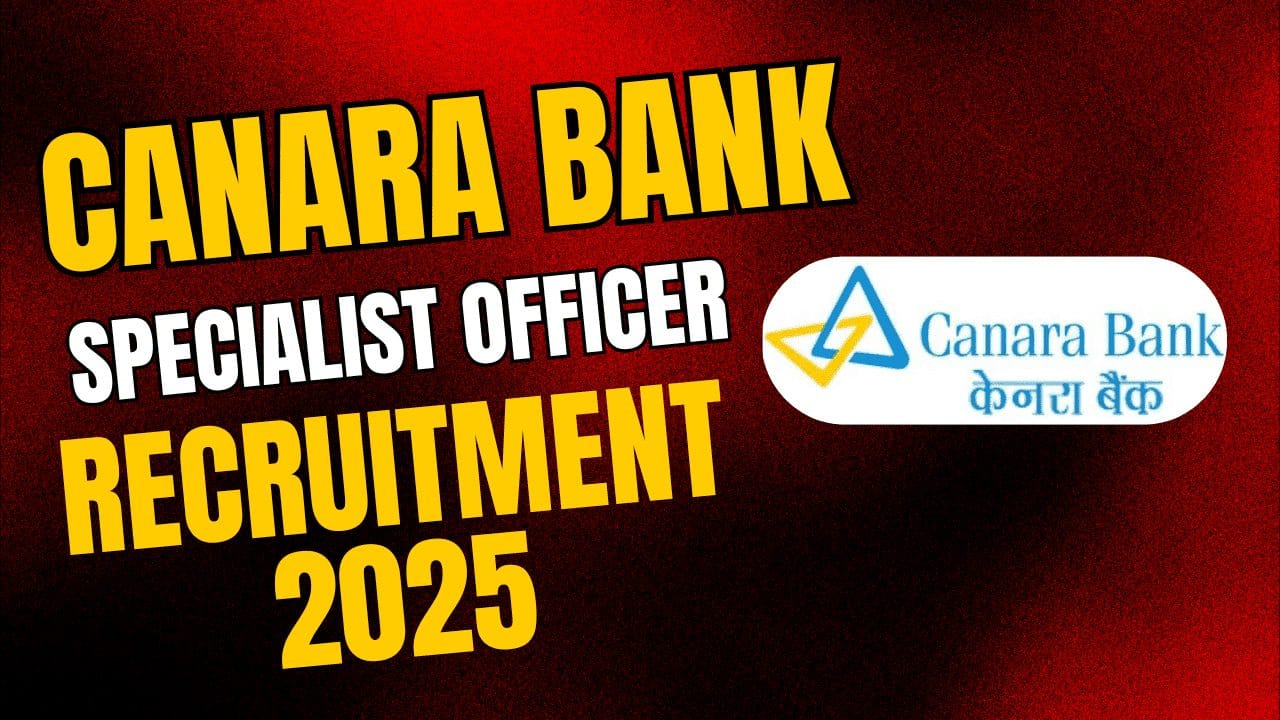 Canara Bank Jobs 2025
