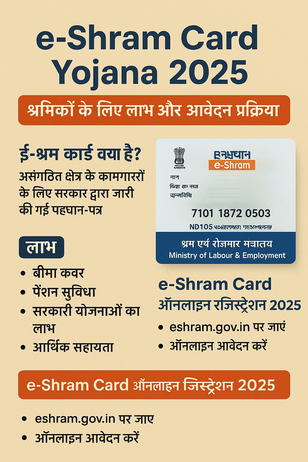 e-Shram Card Yojana 2025