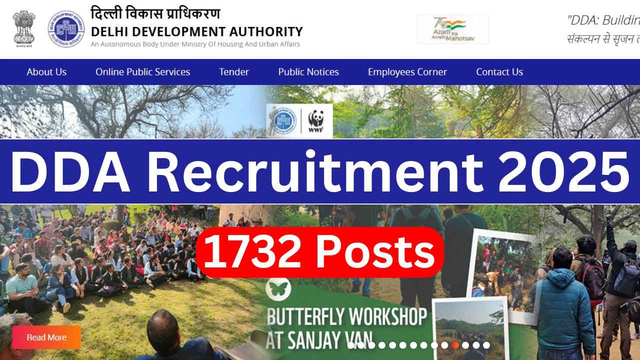 DDA Vacancy 2025