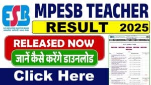 MP Teacher Result 2025