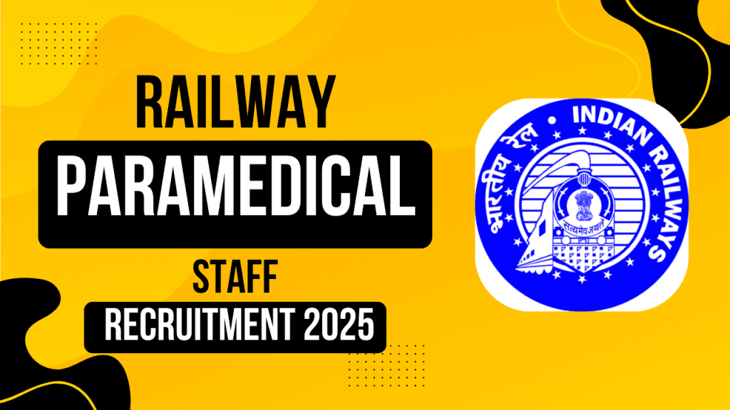 RRB Paramedical Staff Vacancy 2025