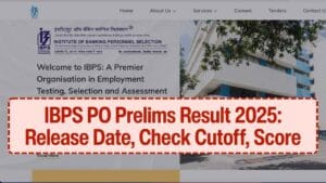 IBPS PO Exam 2025